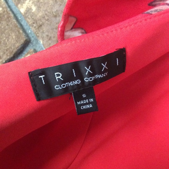 Trixxi NWT Floral Dress, Juniors Small - Picture 6 of 7